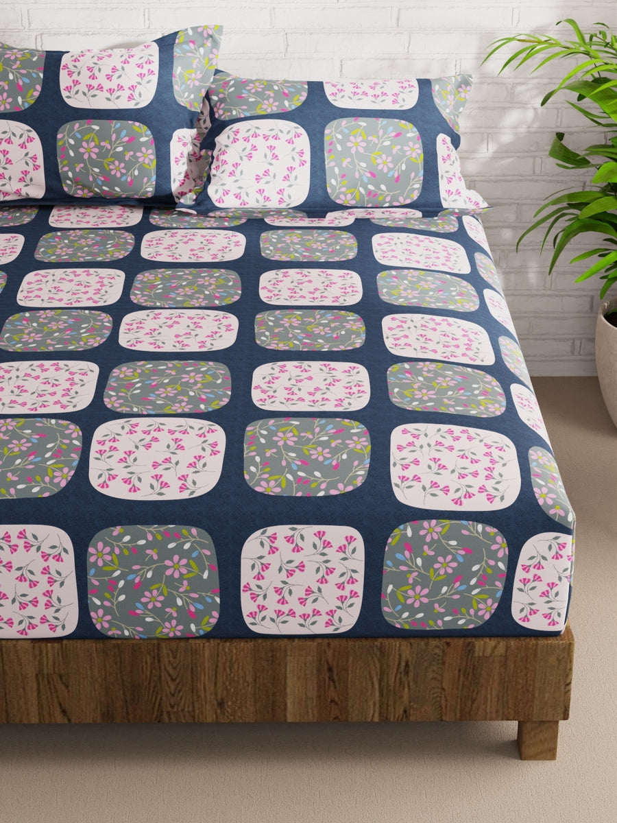 KOPA Extra Smooth Micro Double Bedsheet With 2 Pillow Covers 3pc set