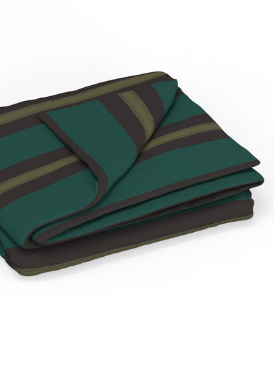 100% Premium Cotton Blanket With Pure Cotton Flannel Filling <small> (checks-green/multi)</small>