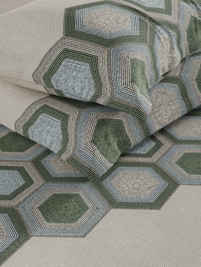 Super Soft 100% Cotton Xl King Size Bedsheet With 2 Pillow Covers <small> (abstract-mouse)</small>