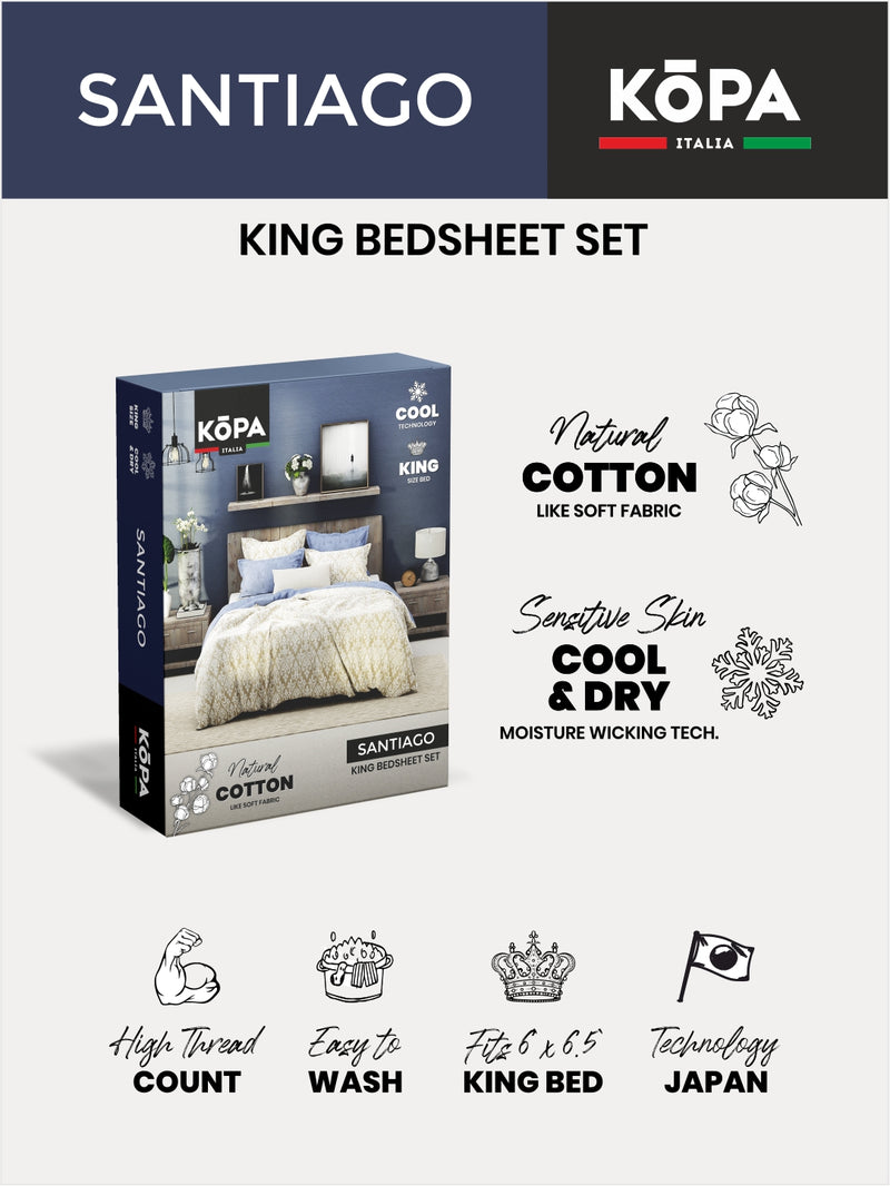 Bamboo Micro King Bedsheet With 2 Pillow Covers <small> (stripe-wine)</small>