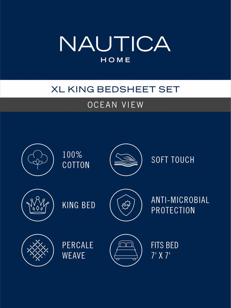 100% Premium Cotton King Bedsheet With 2 Pillow Covers <small> (stripe-green/blue)</small>