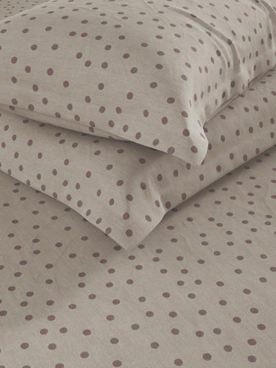 Super Fine 100% Egyptian Satin Cotton King Bedsheet With 2 Pillow Covers <small> (geometric-khaki)</small>