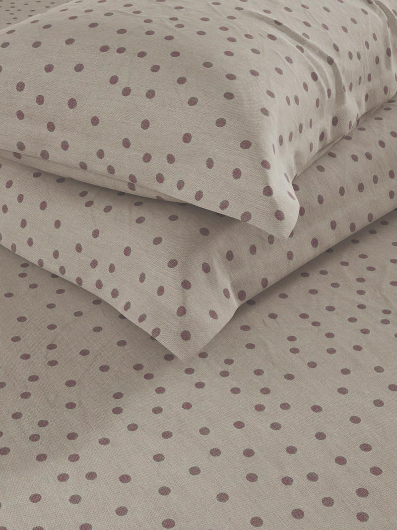 Super Fine 100% Egyptian Satin Cotton King Bedsheet With 2 Pillow Covers <small> (geometric-khaki)</small>