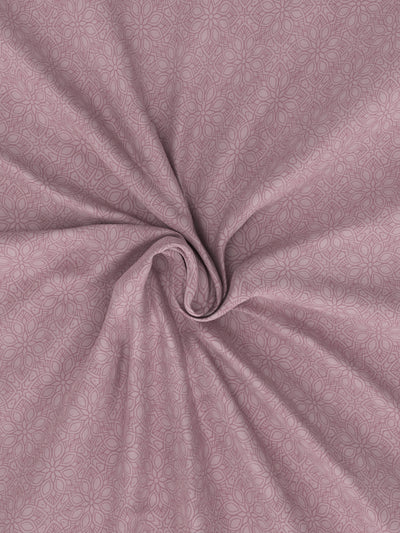 Super Fine 100% Egyptian Satin Cotton King Bedsheet With 2 Pillow Covers <small> (floral-pink)</small>