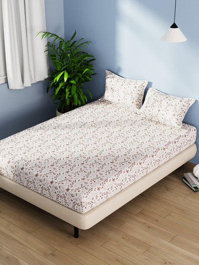 Cotton Fabric <small> (floral-brown)</small>