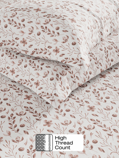Cotton Fabric <small> (floral-brown)</small>