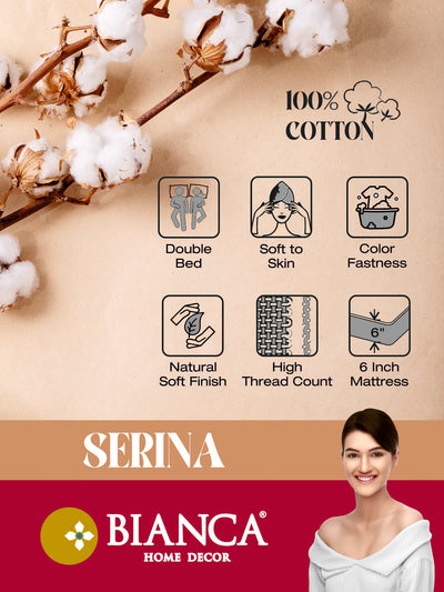 Cotton Fabric <small> (floral-brown)</small>