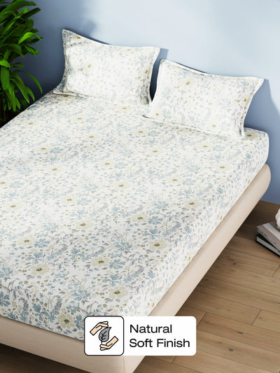 Cotton Fabric <small> (floral-grey/multi)</small>