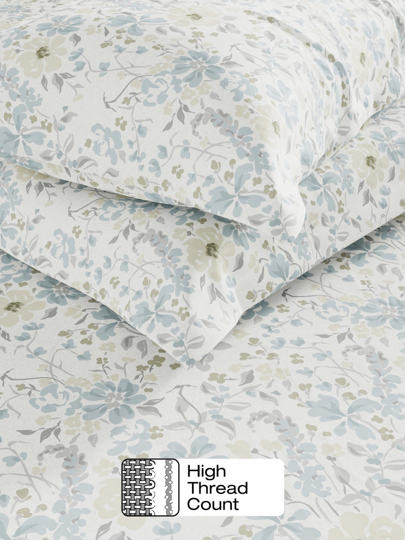Cotton Fabric <small> (floral-grey/multi)</small>