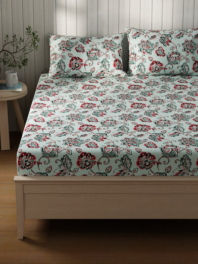 Extra Smooth Cotton <small> (floral-blue/pink)</small>