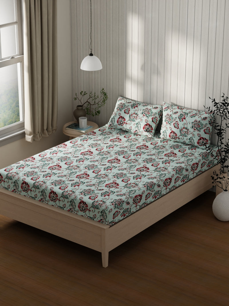 Extra Smooth Cotton <small> (floral-blue/pink)</small>