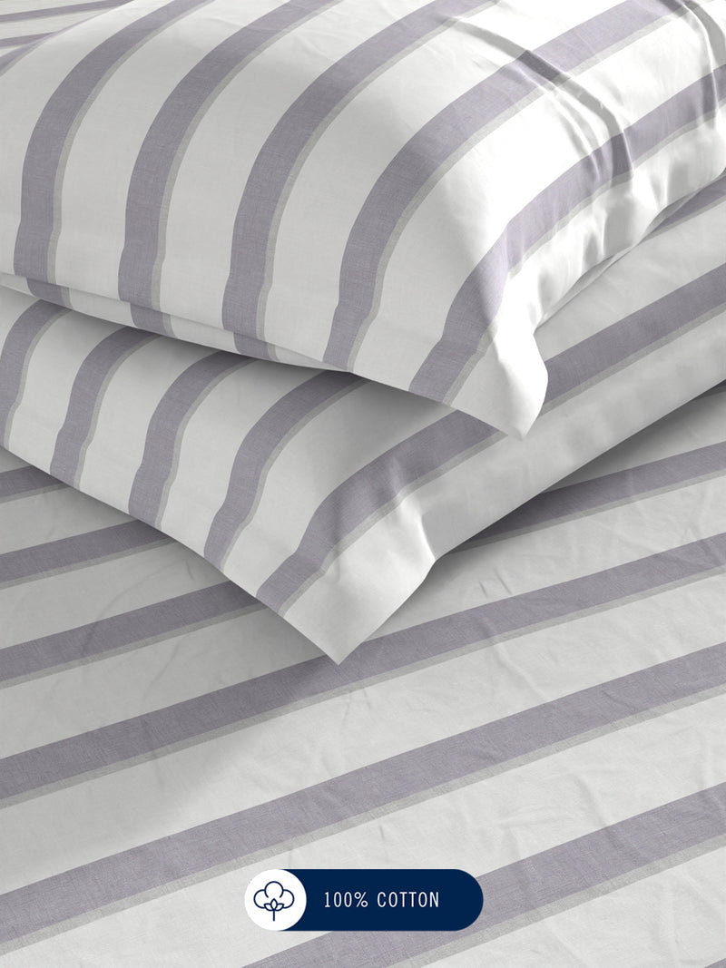 100% Premium Cotton <small> (stripe-beige/green)</small>