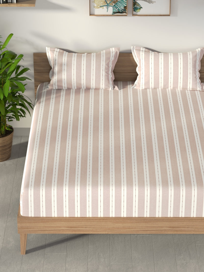 100% Premium Cotton <small> (stripe-lt.wine)</small>