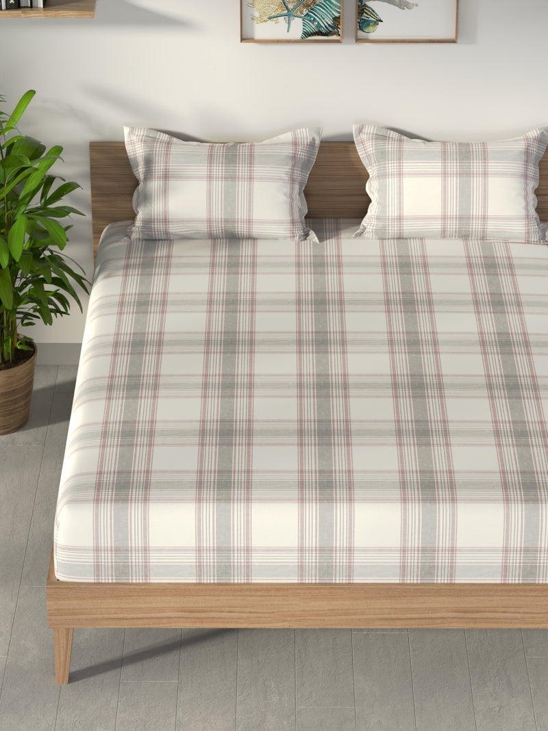 100% Premium Cotton <small> (geometric-grape)</small>