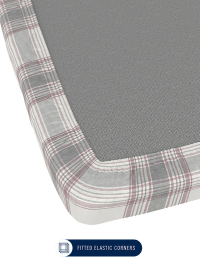 100% Premium Cotton <small> (geometric-grape)</small>