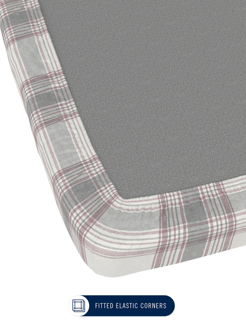 100% Premium Cotton <small> (geometric-grape)</small>