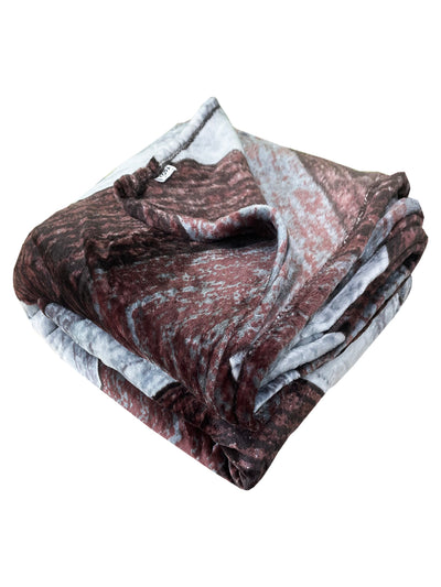 Ultra Soft Microfiber Double Bed Ac Blanket <small> (abstract-grey)</small>