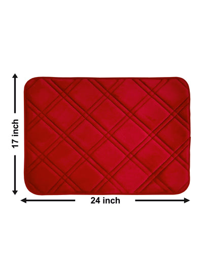 Memory Foam Anti Slip Bath Mat <small> (trellis-taupe)</small>