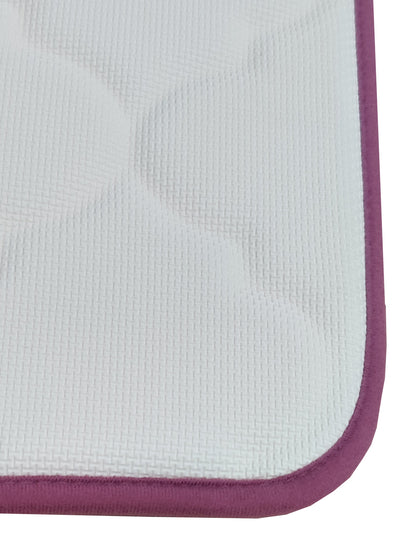 Memory Foam Anti Slip Bath Mat <small> (trellis-taupe)</small>