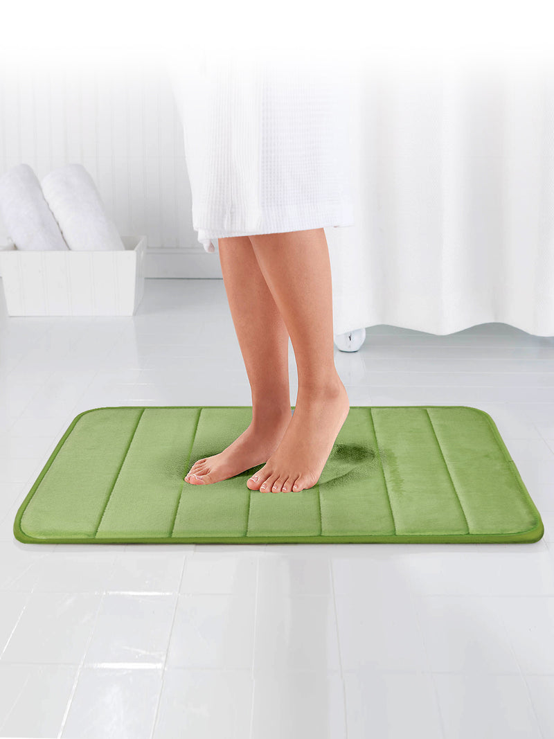 Memory Foam Anti Slip Bath Mat <small> (trellis-taupe)</small>