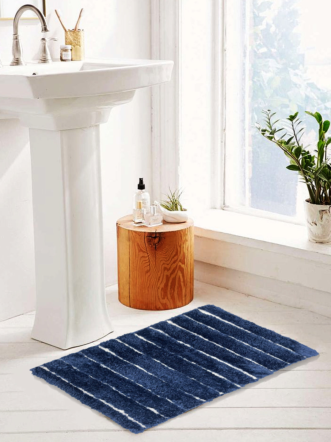 NAUTICA Ultra Soft Fluffy Anti Slip Bath Mat -1pc Large (addison