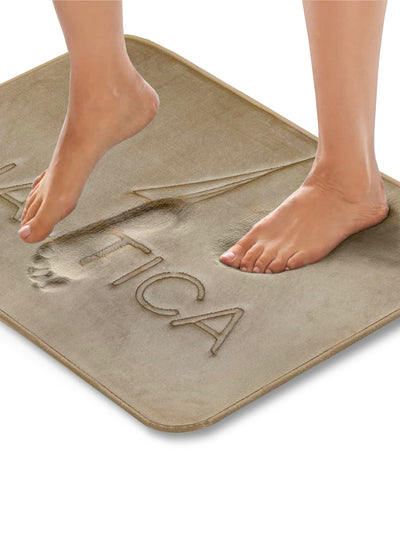 Luxurious Memory Foam Non-Skid  Bath Rug <small> (solid-beige)</small>