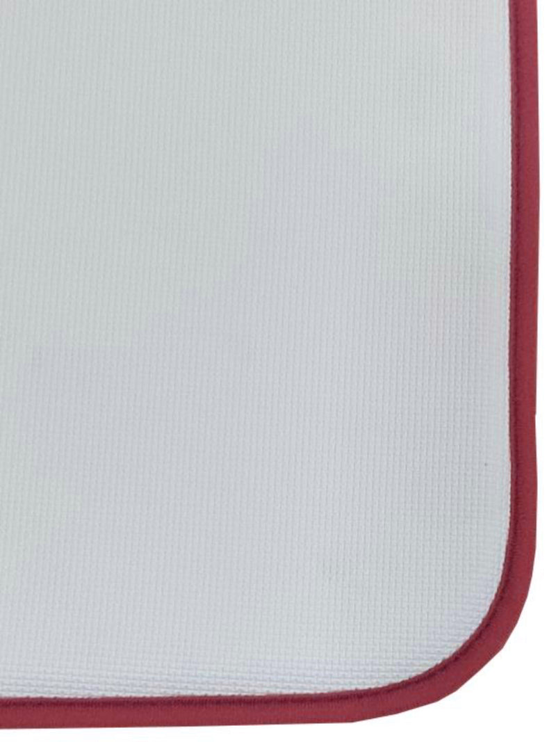 Luxurious Memory Foam Non-Skid  Bath Rug <small> (solid-maroon)</small>