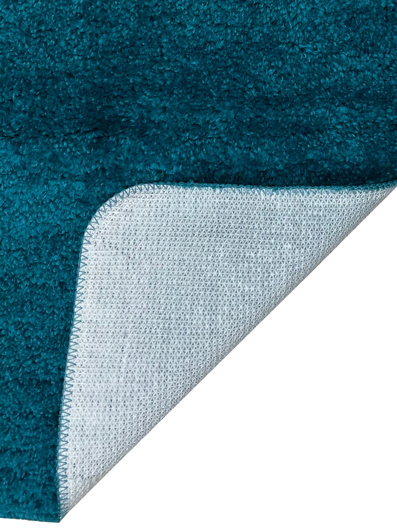 Soft Cotton Anti Slip Bath Mat <small> (solid-turquoise)</small>