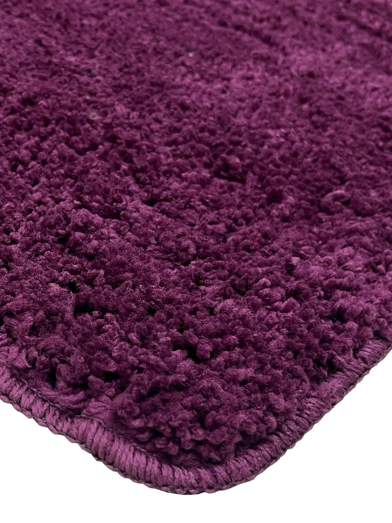 Soft Cotton Anti Slip Bath Mat <small> (solid-purple)</small>