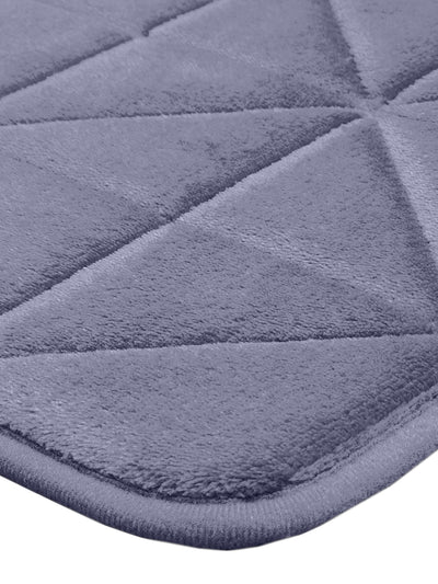 Memory Foam Anti Slip Bath Mat <small> (geometric-purple)</small>