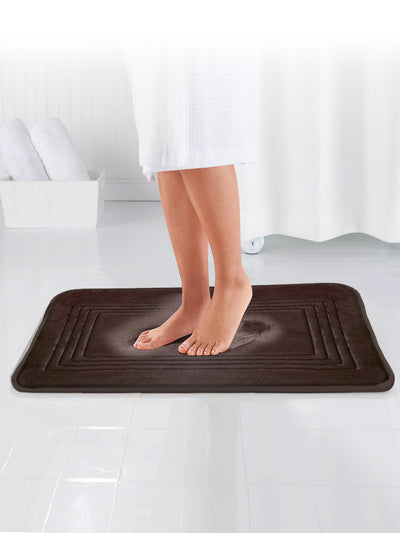 Memory Foam Anti Slip Bath Mat <small> (solid-chocolate)</small>