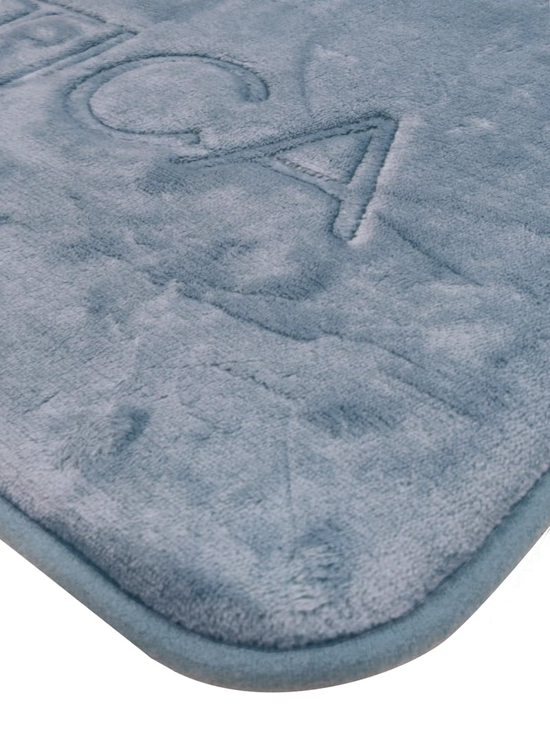 Luxurious Memory Foam Non-Skid  Bath Rug <small> (solid-denim)</small>