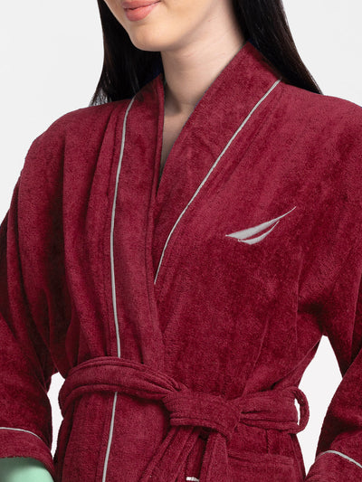 Luxurious Ultra Soft Bath Robe <small> (solid-Burgundy)</small>
