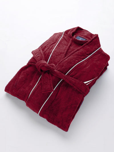 Luxurious Ultra Soft Bath Robe <small> (solid-Burgundy)</small>