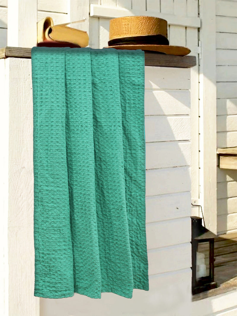 Soft Waffle 100% Organic Cotton Towel <small> (waffle-mint)</small>