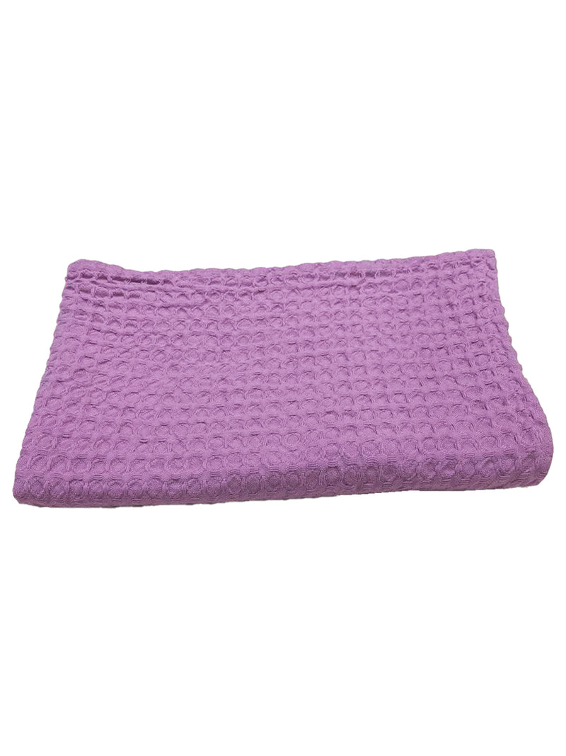Soft Waffle 100% Organic Cotton Towel <small> (waffle-lavender)</small>