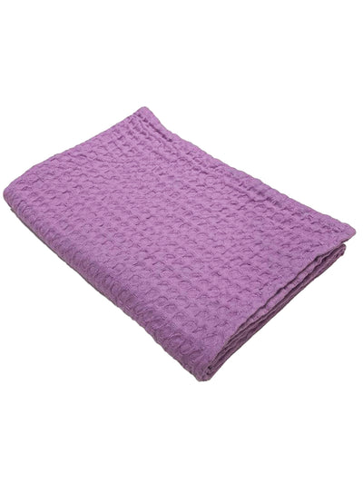 Soft Waffle 100% Organic Cotton Towel <small> (waffle-lavender)</small>