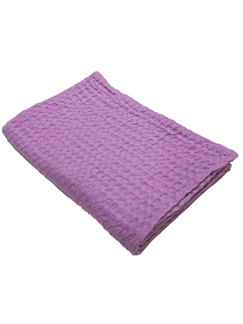 Soft Waffle 100% Organic Cotton Towel <small> (waffle-lavender)</small>