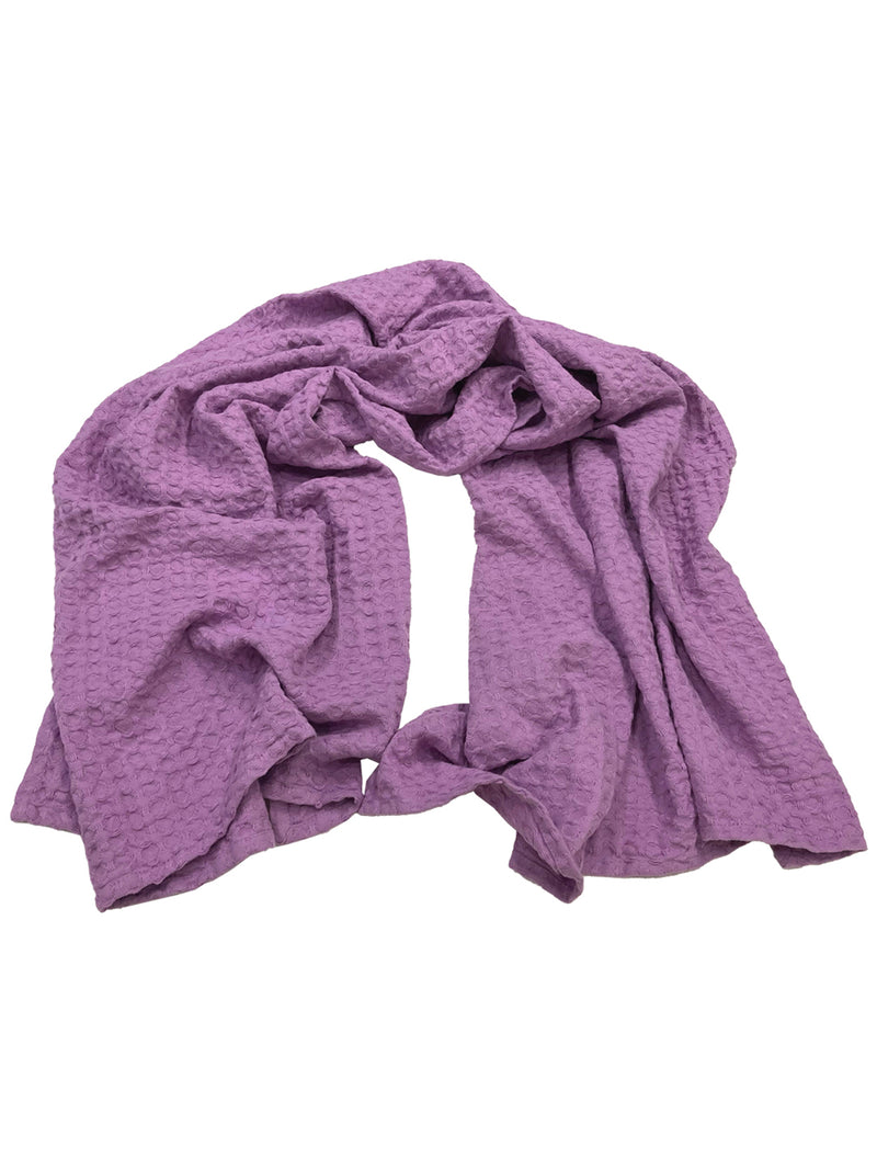 Soft Waffle 100% Organic Cotton Towel <small> (waffle-lavender)</small>