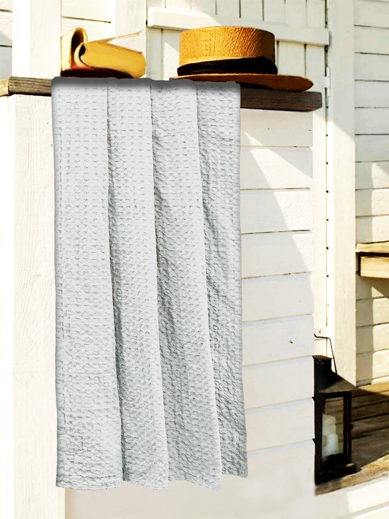 Soft Waffle 100% Organic Cotton Towel <small> (waffle-white)</small>