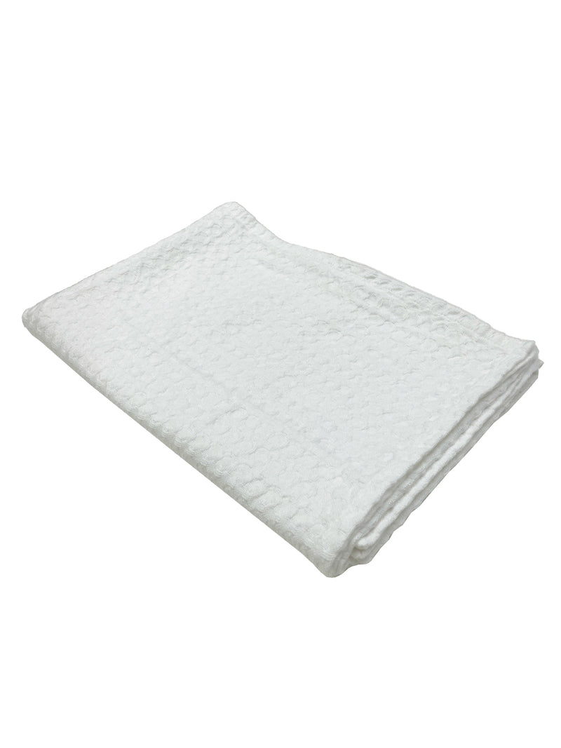 Soft Waffle 100% Organic Cotton Towel <small> (waffle-white)</small>