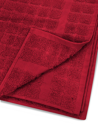 Super Soft 100% Cotton Towel <small> (checks-red)</small>