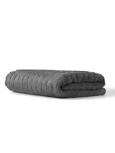 Super Soft 100% Cotton Towel <small> (checks-grey)</small>