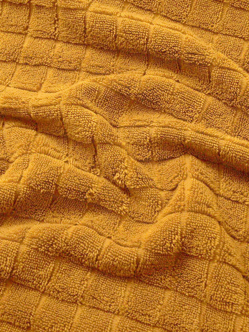 Super Soft 100% Cotton Towel <small> (checks-yellow)</small>