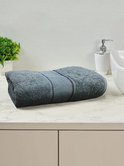 Soft 100% Cotton Terry Towel <small> (solid-dk.grey)</small>