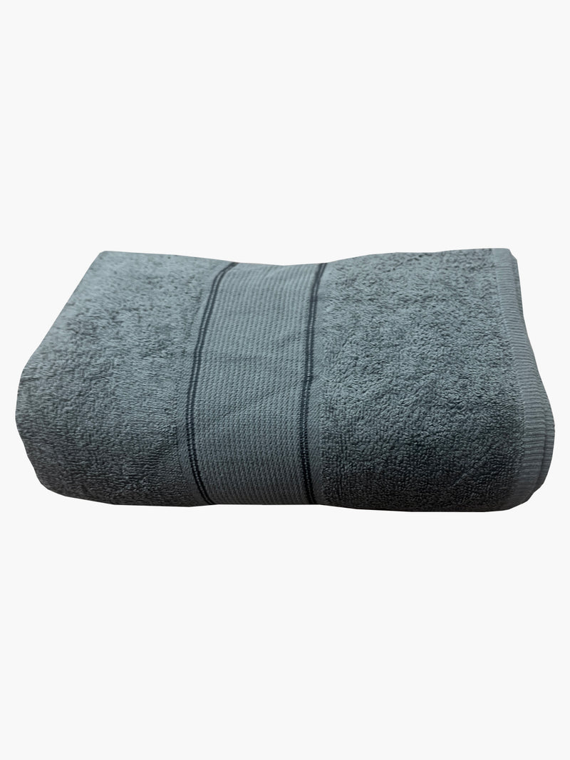 Soft 100% Cotton Terry Towel <small> (solid-dk.grey)</small>