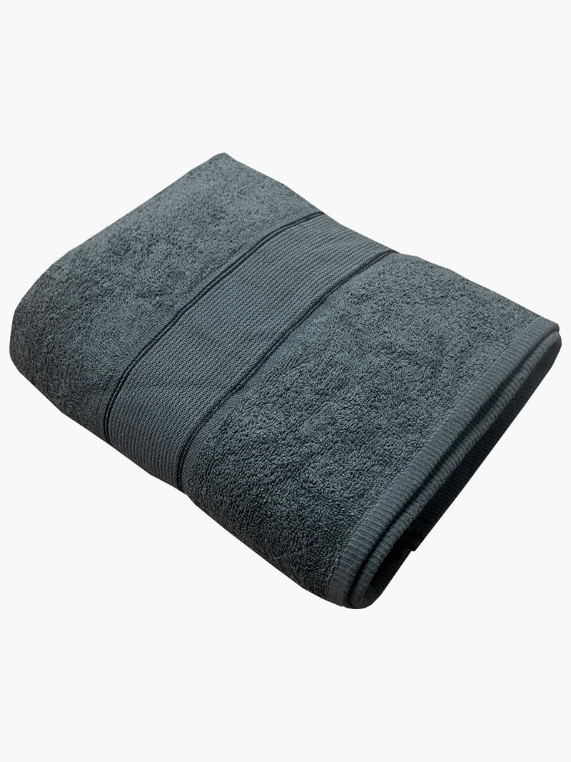 Soft 100% Cotton Terry Towel <small> (solid-dk.grey)</small>