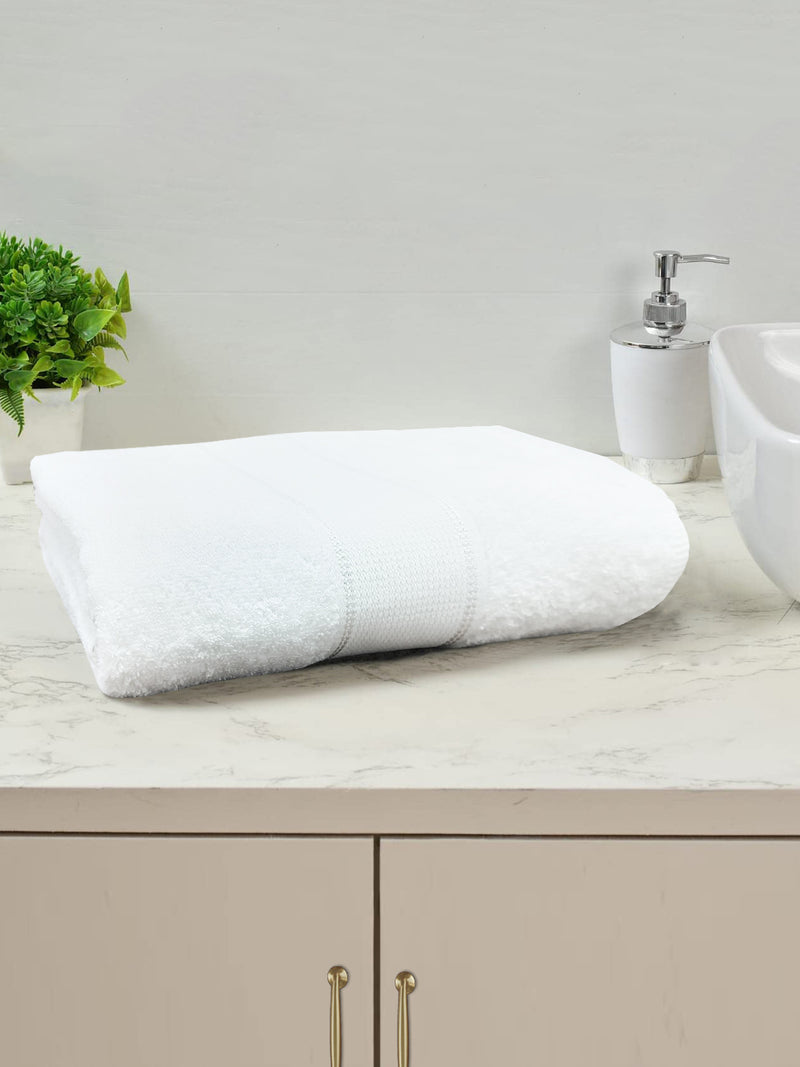 Soft 100% Cotton Terry Towel <small> (solid-white)</small>