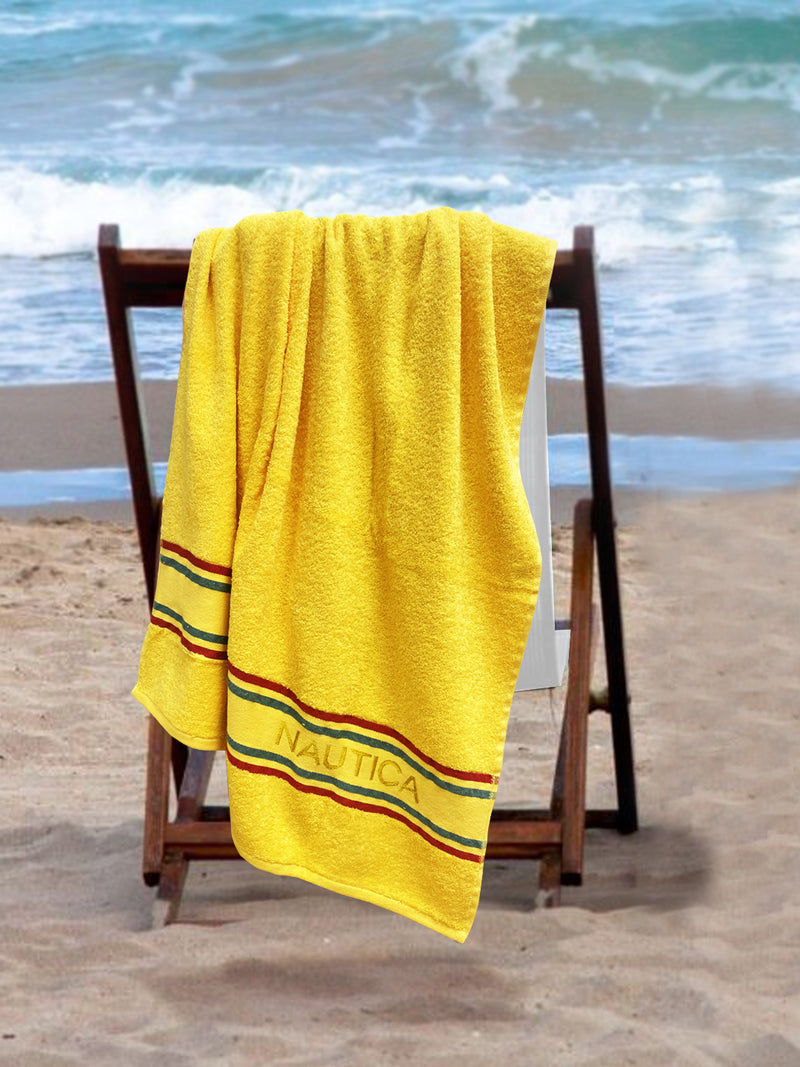 Super Soft 100% Cotton Towel (solid-yellow)