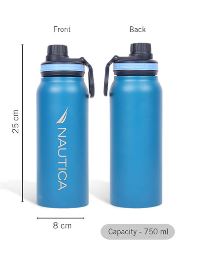 Stylish Triple-Layer Bottle: 24-Hour Insulated Thermos/Flask For Fitness And Sports <small> (austin solid-lightblue)</small>